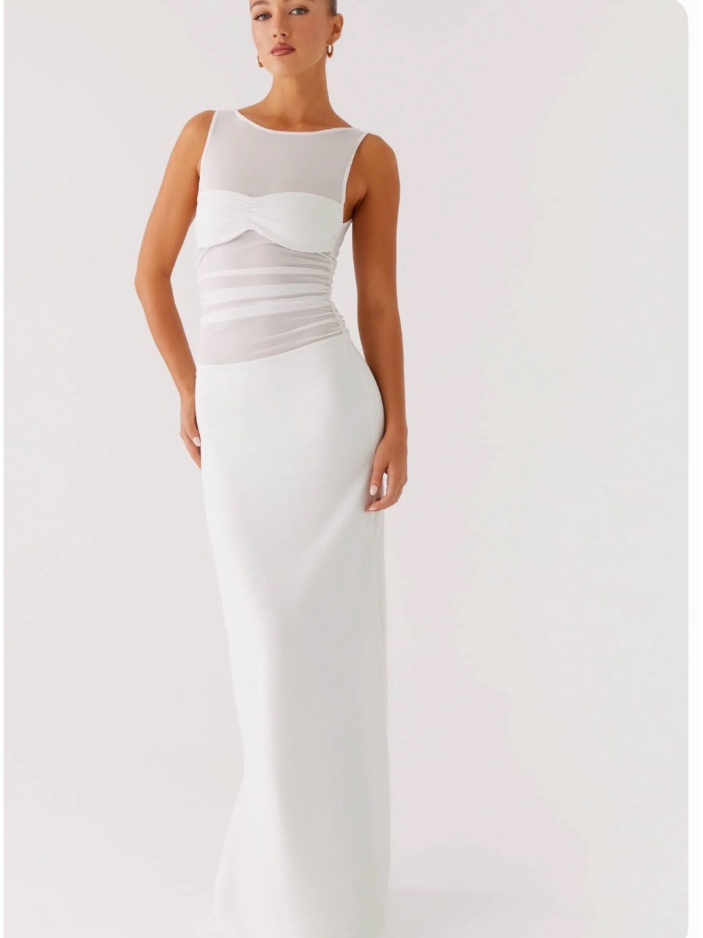 PepperMayo White Maxi Dress
